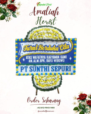Papan Bunga Duka di Sungai Pelunggut